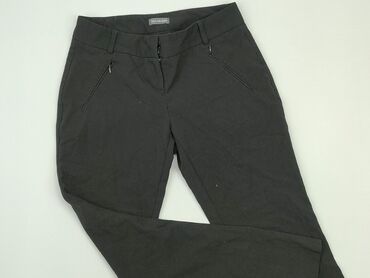 materiałowe spodnie z wysokim stanem lata 80: Material trousers, S (EU 36), condition - Good