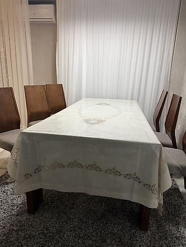 dinner table: Стол и стул для зала, Б/у, Самовывоз, цвет - Серый — 3