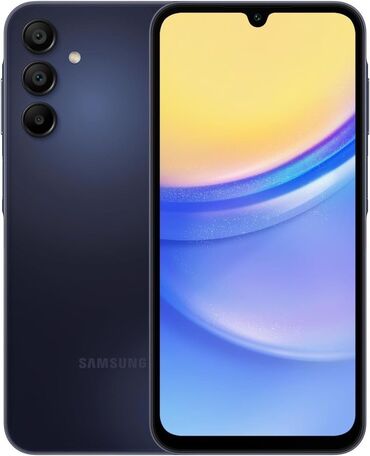 рассрочка без первоначального взноса на телефон: Samsung Galaxy A15, Б/у, 128 ГБ, цвет - Синий, 1 SIM