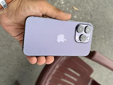 apple komputer qiymetleri: IPhone 14 Pro, 256 GB, Deep Purple, Face ID — 1