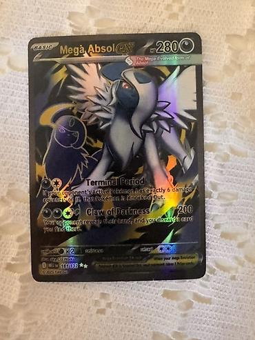007 first light: Pokémon TCG kolleksiya kartı – Mega Absol EX – Kart: Mega Absol EX — 1