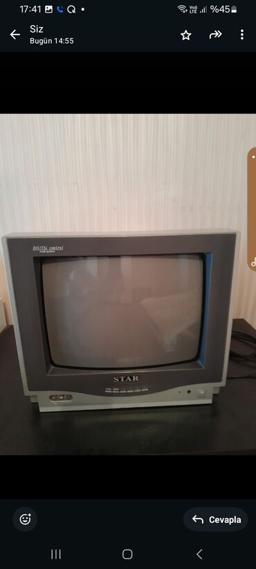 riffel tv qiymeti: Bu STAR markalı CRT televizor, klassik dizaynı ilə evinizə retro