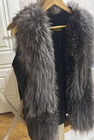 женские шлепанцы с мехом: Жилет, M, цвет - Серый