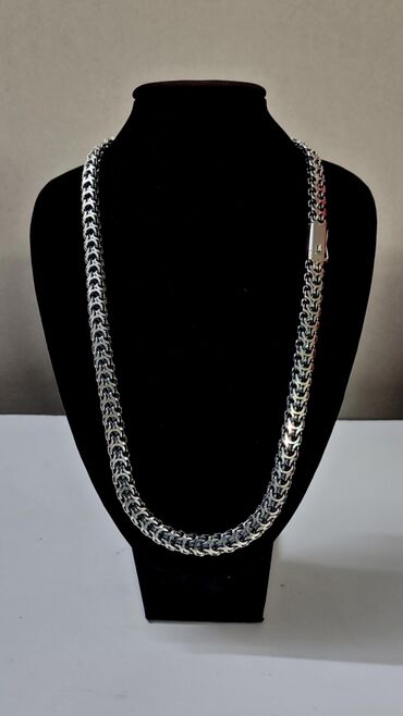 Серебряные цепочки: Цепь "Мегапитон" Серебро 925 проба Вес 75 Грамм Длина 55 см Ширина 9.5 — 20