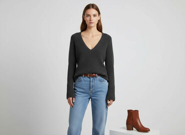 sweter z cekinami zara: Zara, Women`s sweater, size S