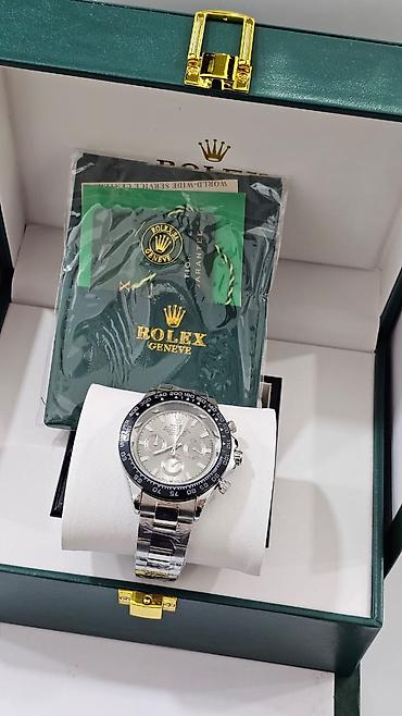 Aksesuarlar: Yeni, Qol saatı, Rolex, rəng - Gümüşü — 9