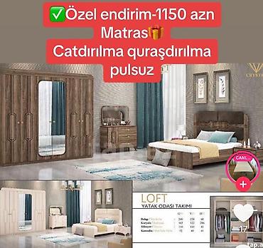 kamot termo: İkinəfərlik çarpayı, Dolab, Komod, Termo, Yeni — 1