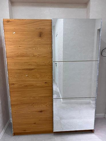 Dolablar: Yeni, 2 qapılı, Güzgülü, Qəhvəyi, Taxta, Kupe, Düz dolab — 4