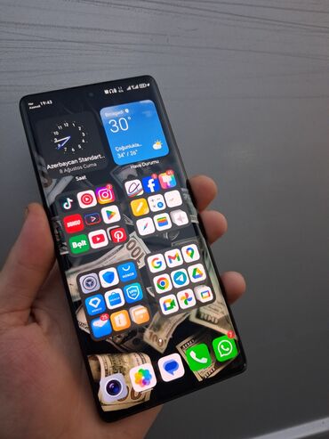 honor telfon: Honor X9a, 256 GB, rəng - Qara, Barmaq izi, Face ID