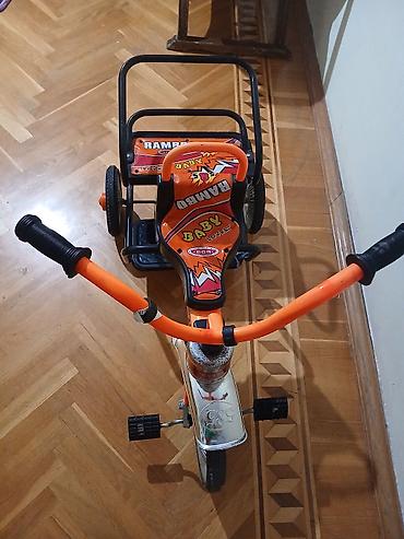 Velosipedlər: Uşaq üçtəkərli velosipedi – RAMBO Baby modeli - Rəng: narıncı-qara — 1