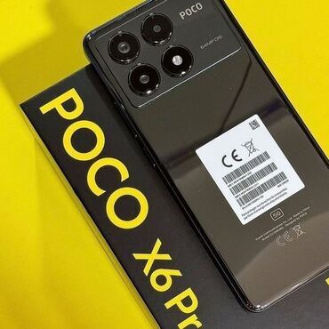 покофон ф4: Poco X6 Pro 5G, Новый, 512 ГБ, цвет - Черный, 2 SIM