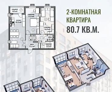 Продажа квартир: 2 комнаты, 81 м² — 17