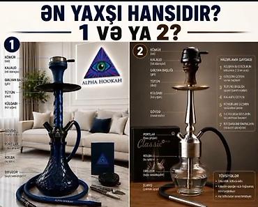 alpha hookah: Məhsul: ALPHA HOOKAH nərgiləri – 1 və 2 model Model 1 (sol tərəf — 1