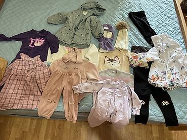 Бөбөктөр үчүн топтомдор: Детский набор: трехколесный велосипед + одежда для девочки 1) — 2
