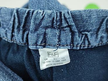 infinity clothes: Spodnie jeansowe, F&F, 12-18 miesięcy, stan - Bardzo dobry — 4