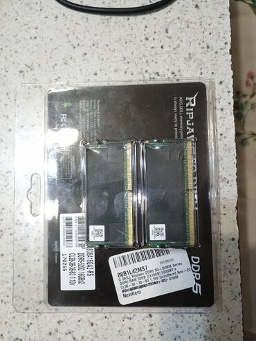 Mətbəx texnikası: Təcili satılır. 2 x 8 Gb 5200 MHZ Ramları. Təzə alınmış notbukun