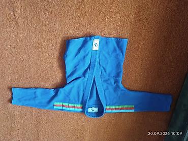 Uşaqlar üçün digər geyimlər: Göy kimano 1 ay işlənib kemer usdunde hediye adidas ölçü 10 11 yaş — 4