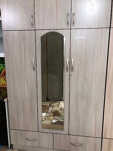 Спальные гарнитуры: Спальный гарнитур, Б/у, Двухъярусная кровать, Шкаф, Комод, Самовывоз, цвет - Бежевый — 2