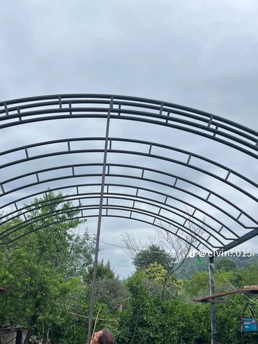 alçipan ölçüsü: Metal karkaslı, tağvari dam örtükləri və keçid/seyvan