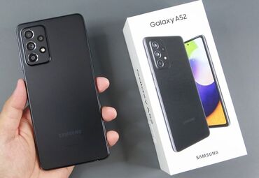 samsung a8 2018 qiymeti bakida: Samsung Galaxy A52, 128 GB, rəng - Qara