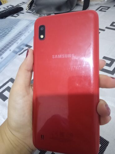 Samsung Galaxy A10, 32 GB, rəng - Qırmızı, İki sim kartlı