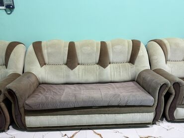 диван кресло бу: İşlənmiş, Künc divan, 2 kreslo, Bazalı, Açılmayan
