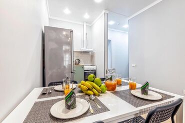 Посуточная аренда квартир: 1 комната, Душевая кабина, Постельное белье, Кондиционер — 21