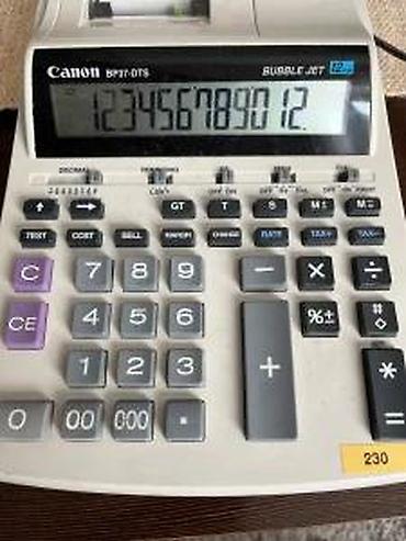 Druga oprema za računare i laptopove: Canon BP37-DTS Bubble Jet računarski kalkulator sa štampom - — 15