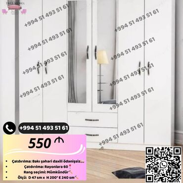 Dolablar: Yeni, Açılan, 3 qapılı Düz dolab, Qarderob, paltar dolabı, Azərbaycan -da lalafo.az — 15 Dolablar: Yeni, Açılan, 3 qapılı Düz dolab, Qarderob, paltar dolabı, Azərbaycan — 15