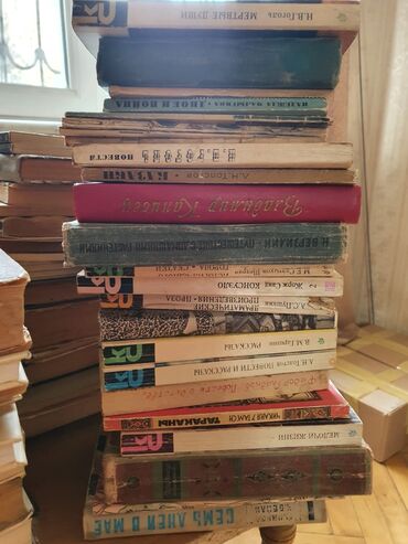 Digər kitablar və jurnallar: Çoxlu sayda kitablar var.Rus dilində povestlər və romanlar.Qiymətlər — 15