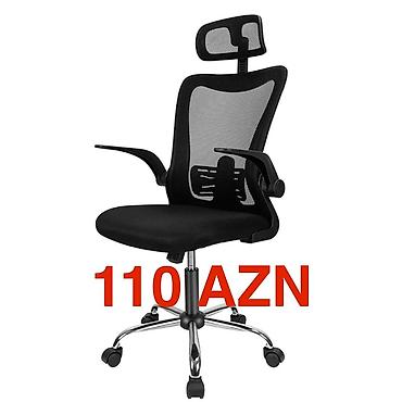 Ofis və oyun kresloları: Təkərli, Qolları tənzimlənmir, Parça — 3