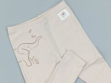 legginsy skórzane beżowe: Legginsy dziecięce, So cute, 1.5-2 lat, 92, stan - Bardzo dobry