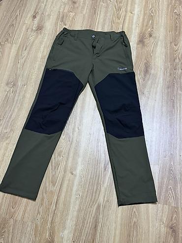 yaşıl şalvar: Kişi üçün trekinq/outdoor şalvarı Biri XL biridə XxxL - Material — 3