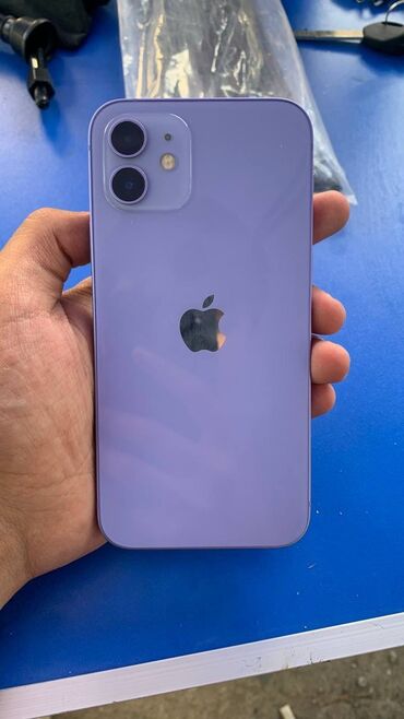 Apple iPhone: IPhone 12, Б/у, 128 ГБ, Deep Purple, 86 %