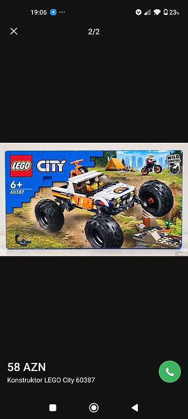cadir qiyməti: LEGO City 60387 – Off-road Macəra Seti - Yaş: 6+ - Seriya: LEGO City — 1