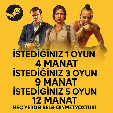 Digər oyun və konsollar: 🎮 Oyun axtarırsan? Artıq bahalı qiymətlərə son! 🔥 İstədiyin 1 oyun —