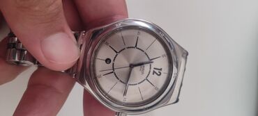 Наручные часы, Swatch, цвет - Серебристый