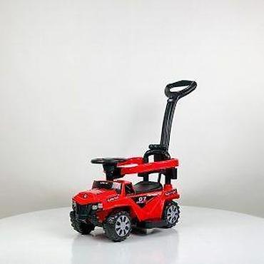 crocs brojevi: Guralica auto za decu sa ručicom 468-CRVENA (Šifra: 468CRVENA-90) — 1