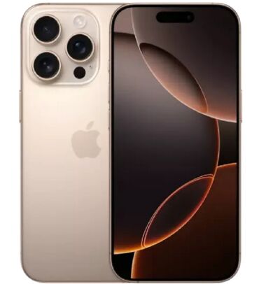 Информатика: IPhone 16 Pro Max, 256 ГБ, Desert Titanium, Гарантия, Беспроводная зарядка, Face ID
