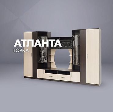 рисунки на стены: Стенка-шкаф, Тип стенки-шкафа: Модульная, Для зала, Б/у, Особенности: С отделением под телевизор — 1