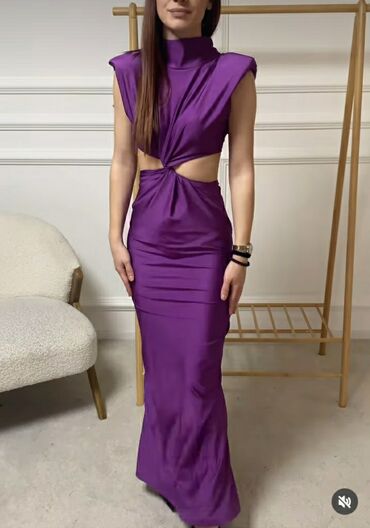 crvena haljina za svadbu: One size, color - Purple, Other style, Other sleeves