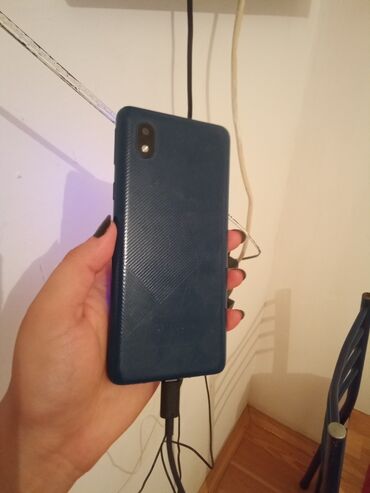 baş fənəri: Samsung Galaxy A01 Core, 16 GB, rəng - Mavi, Barmaq izi, İki sim kartlı