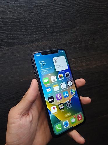 айфон 10r: IPhone X, Б/у, 64 ГБ, Черный, Стилус, 100 % — 2