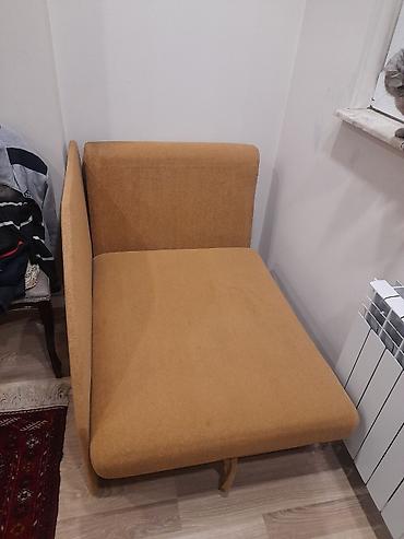 Divanlar: Çevrilə bilən tək nəfərlik divan-kreslo - Rəng: xardal/sarımtıl - — 6