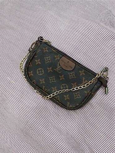 bts canta: Louis Vuitton Monogram mini çanta/klaç - Klassik Monogram kanvas — 1