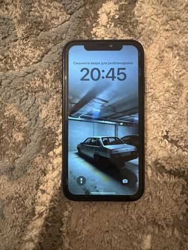 redmi turbo 3 купить: IPhone 11, Колдонулган, 64 ГБ, Кызыл, Каптама, 74 %