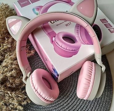 hoco eq34 plus: Беспроводные наушники Hoco W27 Cat ear тип устройства: беспроводные — 1