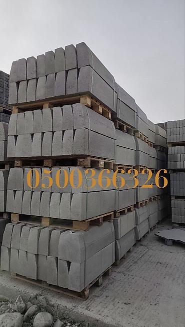 Тротуарные бордюры: Тротуарный бордюр, Бетонный, Овальный, 1000 — 13