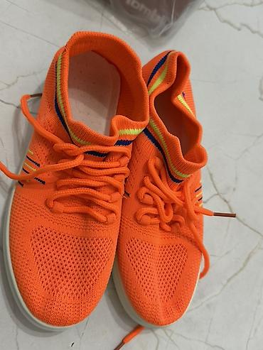 nike dunk: Мужские кроссовки, 34, Calvin Klein, Новый, цвет - Оранжевый, Самовывоз — 1