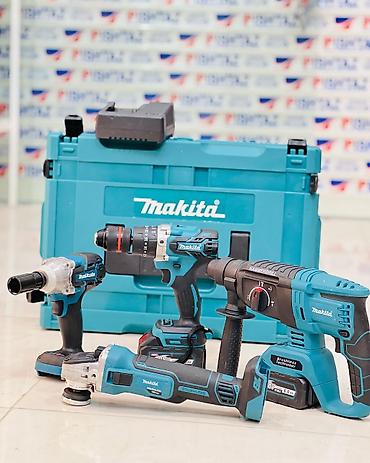 Makita 18V Brushless Akkumulyatorlu Alətlər Dəsti Tərkib: - Zərbəli lalafo.az -da Makita 18V Brushless Akkumulyatorlu Alətlər Dəsti Tərkib: - Zərbəli
